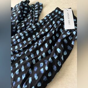 Amour vert  silk midi Skirt